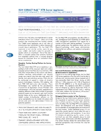 SUN COBALT R Aq XTR Server Appliance