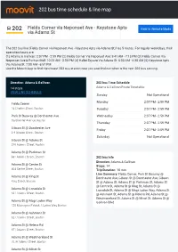 202 Bus Time Schedule & Line Route
