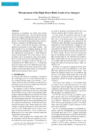 Measurement of In-Flight Rotor Blade Loads of an Autogyro