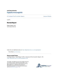 Recital Report