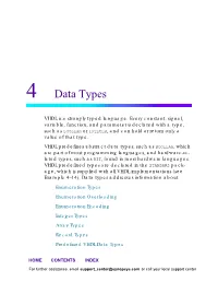4 Data Types