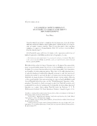 Bb Warfield's Path to Inerrancy
