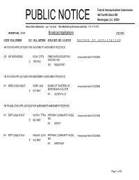 Broadcast Applications 2/2/2006