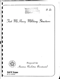 Fort Mchenry Military Structures