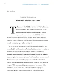 Multilingual Discourses Vol. 2.1-2. (Summer 2015) 62 Marine Gheno