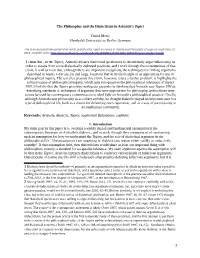 The Philosopher and the Dialectician in Aristotle's Topics David Merry