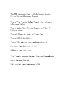 Financial Openness, Currency Crises, and Output Losses