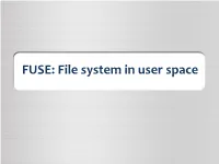 Introduction to File System