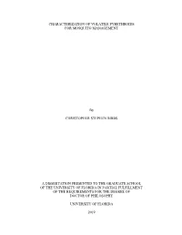University of Florida Thesis Or Dissertation Formatting
