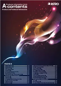 A-Contents Product and Technical Information