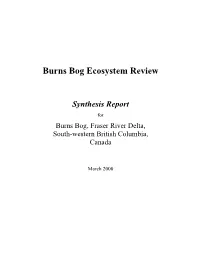 Burns Bog Ecosystem Review