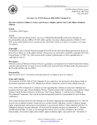FOIA 2006-0198-F (Segment 4) Are a Selective, Not Necessarily All Inclusive, Body of Documents Responsive to the FOIA