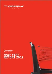 HALF YEAR REPORT 2012 Overview Overview