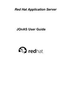 Red Hat Application Server Jonas User Guide