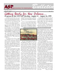 ASP Bulletin Vol