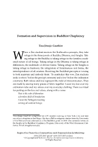 Formation and Supervision in Buddhist Chaplaincy