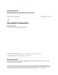 Grace Aguilar's Correspondence