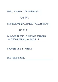Health Impact Assessment