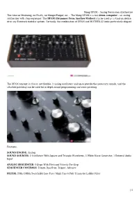 Moog DFAM &#8211; Analog Percussion Synthesizer