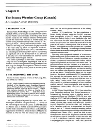 Project Stormy Weather Began in 1943