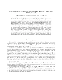 Standard Simplices and Pluralities Are Not the Most Noise Stable