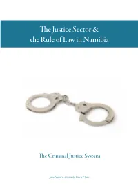 The Justice Sector & the Rule of Law in Namibia
