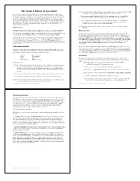 The Origin of Agriculture.Pdf