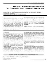 Treatment of Scaphoid Nonunion with Olecranon Bone Graft and Compression Screw