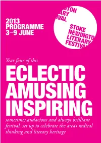 2013 Programme 3–9 June