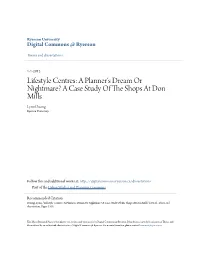 A Case Study of the Shops at Don Mills