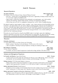 Curriculum Vitae