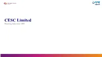 Overview of CESC - Kolkata Distribution Business