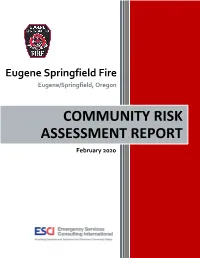 COMMUNITY RISK ASSESSMENT REPORT February 2020