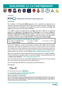 Guildford 11-19 Partnership