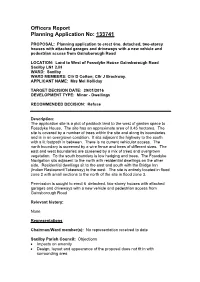 Officers Report Planning Application No: 133741