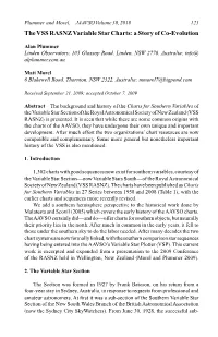 The VSS RASNZ Variable Star Charts: a Story of Co-Evolution
