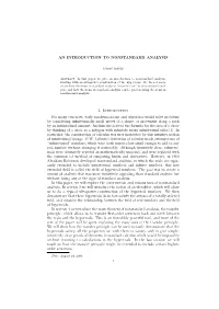 An Introduction to Nonstandard Analysis 11