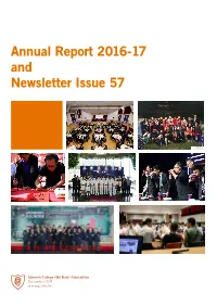 Annual Report 2016-17 and Newsletter Issue 57