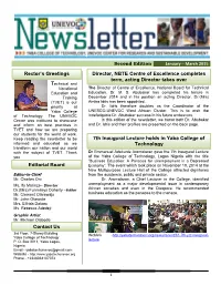 Editorial Board 7Th Inaugural Lecture Holds in Yaba College Of