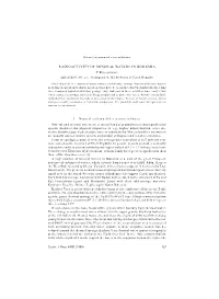 Radioactivity of Mineral Waters in Bohemia