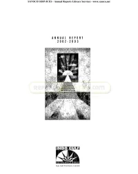 Annual Report 2002-2003