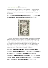 ABOUT SCRIPOPHILY 關於SCRIPOPHILY Scripophily Is