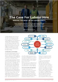 ELE-The Case for Labour Hire-Making the Most of An