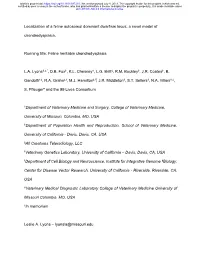 Localization of a Feline Autosomal Dominant Dwarfism Locus: a Novel Model Of