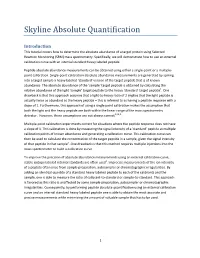 Skyline Absolute Quantification