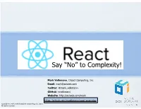 To Complexity!