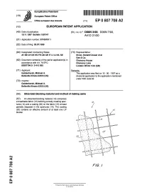 Ultraviolet Blocking Material and Method of Making Same
