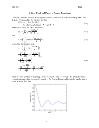 Dirac Comb and Flavors of Fourier Transforms