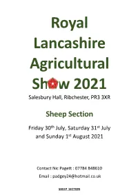 Sheep Section