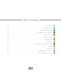 Table of Contents
